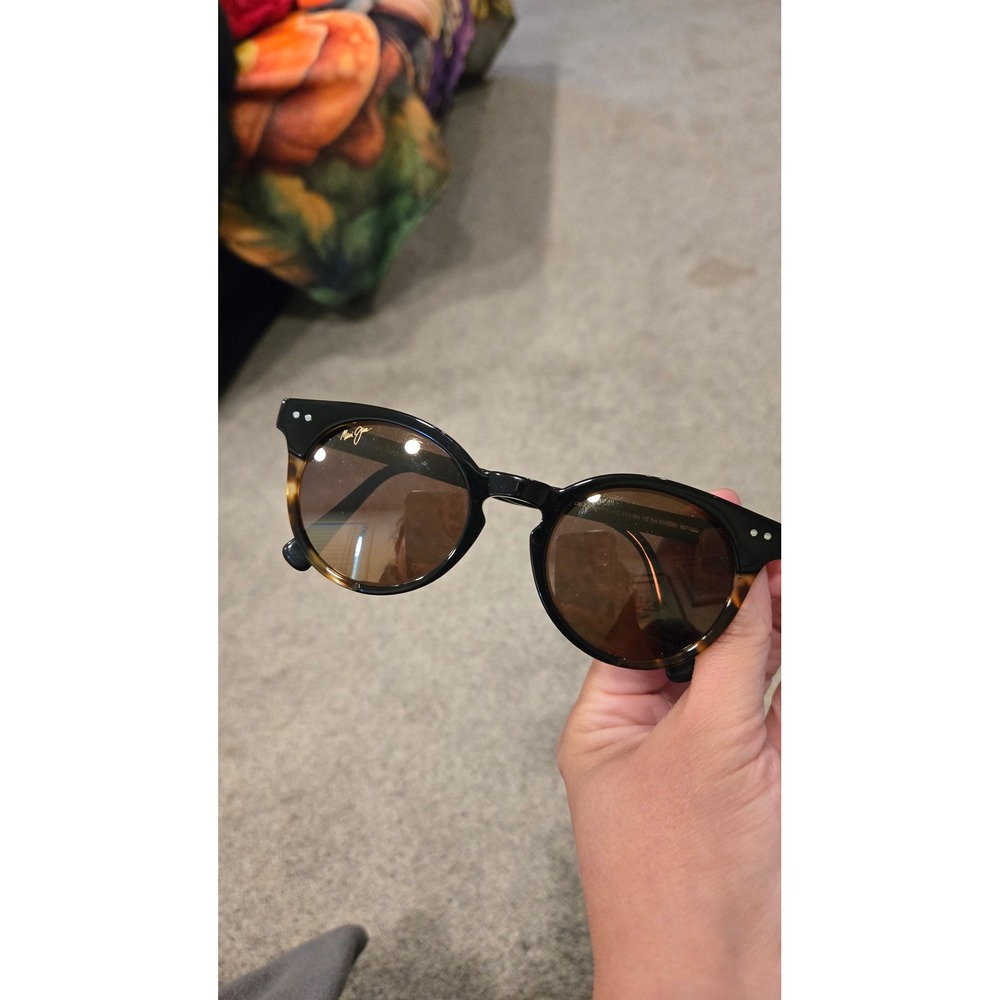 Maui Jim Upside Down Falls MJ861-10 STG-BG Polarized Sunglasses w/ Case